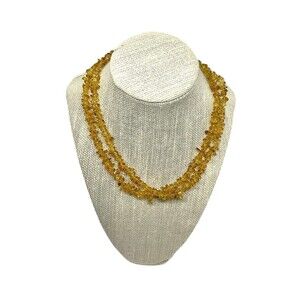 Vintage Carolee Genuine Semi-precious Necklace (16”)